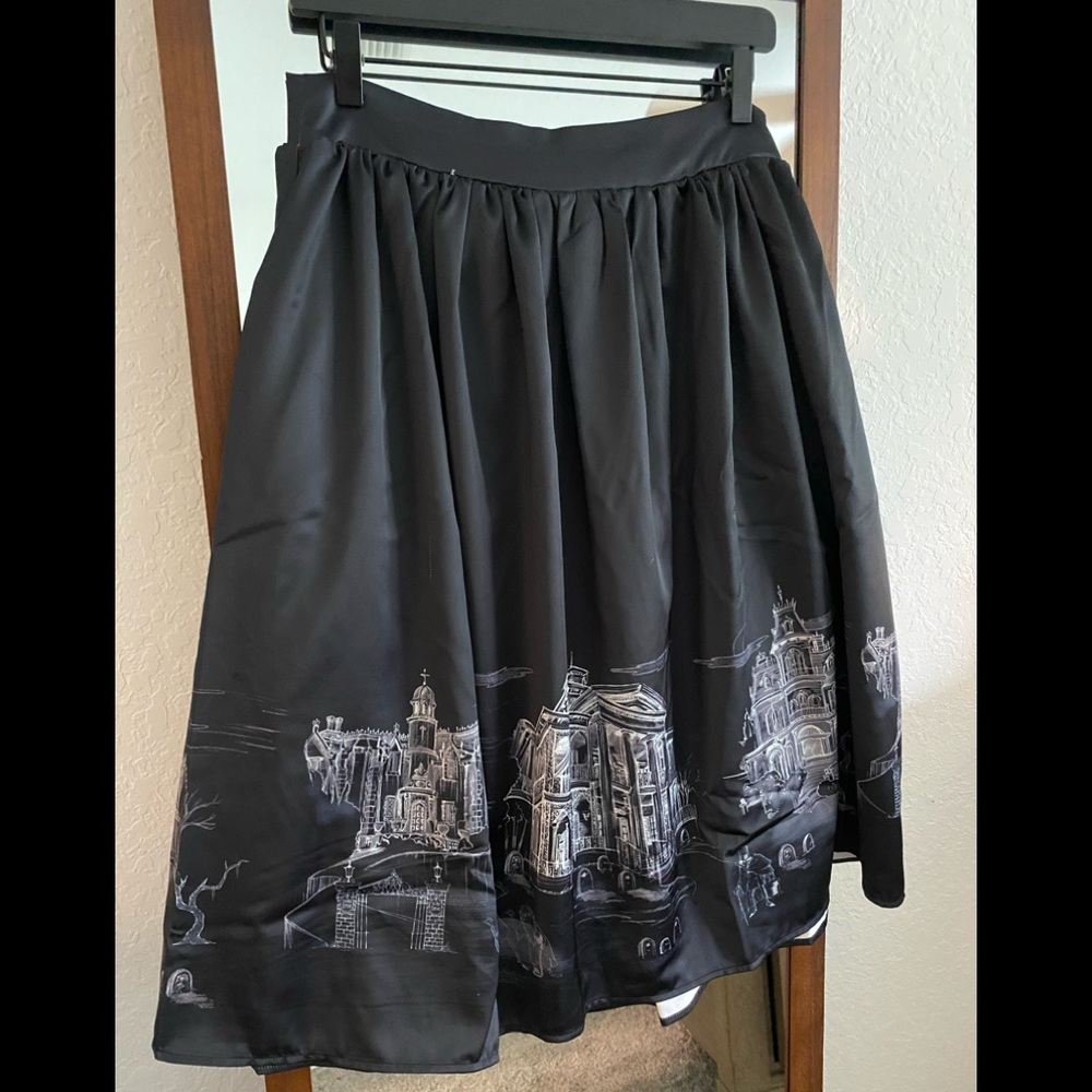 Disney Park Haunted Mansion Sketch skirt